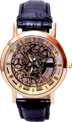 Beyond Destiny BT-18 Transparent Golden Case Stylish Watch Watch - For Men