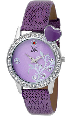 Fogg 3045-PR-CK Modish Watch - For Women