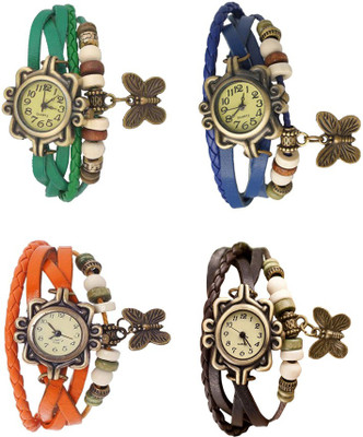 NS18 Vintage Butterfly Rakhi Combo of 4 Green, Orange, Blue And Brown Watch - For Women
NS18 Vintage Butterfly Rakhi Combo of 4 Green, Orange, Blue And Brown Watch - For Women