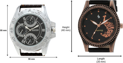 Fighter New Stylish Casual Couple Combo 728-626 Wrist Watch - For Men & Women
Fighter New Stylish Casual Couple Combo 728-626 Wrist Watch - For Men & Women