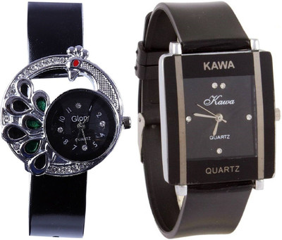 SPINOZA Diamond studded letest collaction with beautiful attractive peacock S09P25 Watch - For Women