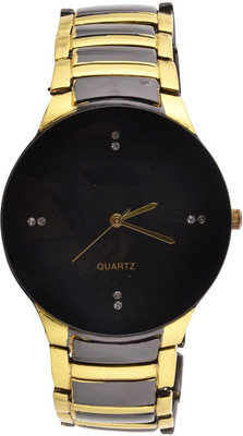 Rokcy Analog R-Shape Men watch Golden-Black Men,s Watch Watch - For Men