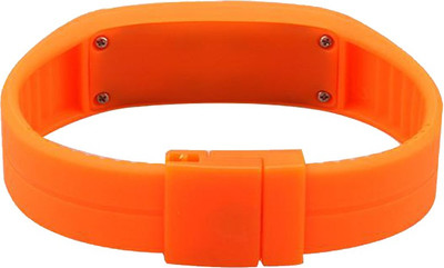 Kissu Led Magnet Band Combo of 4 Orange, White, Red And Purple Watch - For Men & Women