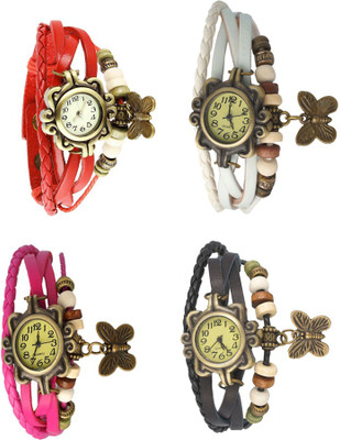 NS18 Vintage Butterfly Rakhi Combo of 4 Red, Pink, White And Black Watch - For Women
NS18 Vintage Butterfly Rakhi Combo of 4 Red, Pink, White And Black Watch - For Women