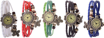 Rokcy Vintage Look Butterfly Analogue Beige Dial Girls' Watch Combo, Pack of 5 - BFLY_5 Watch - For Girls
Rokcy Vintage Look Butterfly Analogue Beige Dial Girls' Watch Combo, Pack of 5 - BFLY_5 Watch - For Girls