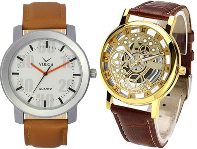 Volga Open Mechanical Fancy Look New Latest Collection Young Boys Lather Designer belt With Best Offers Super27 Watch - For Men
Volga Open Mechanical Fancy Look New Latest Collection Young Boys Lather Designer belt With Best Offers Super27 Watch - For Men
