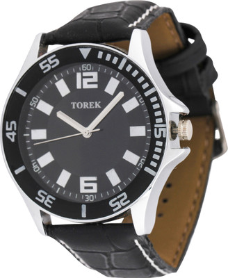 TOREK Black Imported Design Watch - For Men
