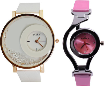 Creator Half Moon Stones Inserted White Dial And Nolion Time Concept Watch - For Couple
Creator Half Moon Stones Inserted White Dial And Nolion Time Concept Watch - For Couple