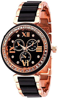 Rise n' Shine Luxury Analoge Diamond Studed Black Dial Watch For Girls And Women Watch - For Women
Rise n' Shine Luxury Analoge Diamond Studed Black Dial Watch For Girls And Women Watch - For Women