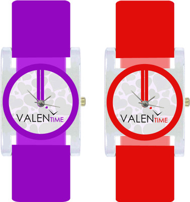 Valentime W07-7-9 New Designer Fancy Fashion Collection Girls Watch - For Women