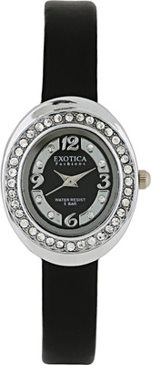 Exotica Fashions EFL-52-Black Basic Watch - For Women