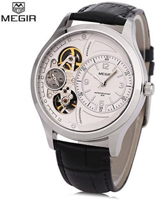 Megir Gmarks-2017-White Executive Watch - For Men