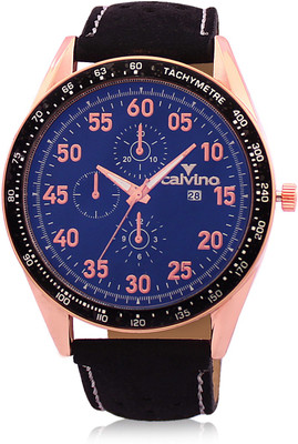 Calvino CGASCHDT-160101-RT-BLU-GOLD Watch - For Men