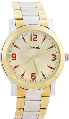 Telesonic DCS-06GOLD Shubham Series Watch - For Men