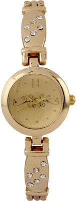 Excelencia CW-13-Golden Appealing Watch - For Women