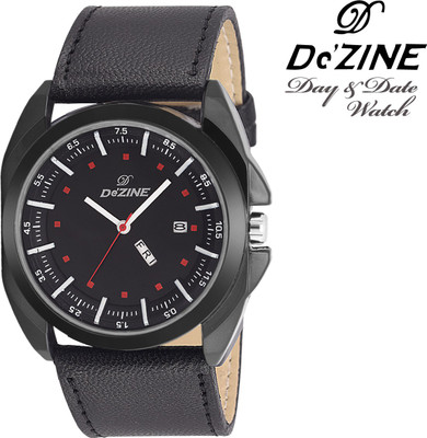 Dezine Day and Date-GR0421-BLK Watch - For Men