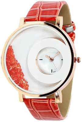 OpenDeal MX-Re red Diamond Dial Women Stylish Watch OD130077 Watch - For Women