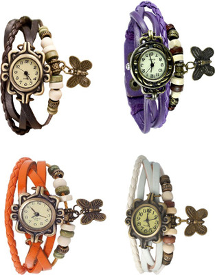 Kissu Vintage Rakhi Combo of 4 Brown, Orange, Purple And White Watch - For Women
Kissu Vintage Rakhi Combo of 4 Brown, Orange, Purple And White Watch - For Women
