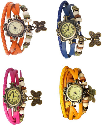 NS18 Vintage Butterfly Rakhi Combo of 4 Orange, Pink, Blue And Yellow Watch - For Women
NS18 Vintage Butterfly Rakhi Combo of 4 Orange, Pink, Blue And Yellow Watch - For Women