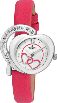 Swisstyle SS-LR330-WHT-PNK Watch - For Women