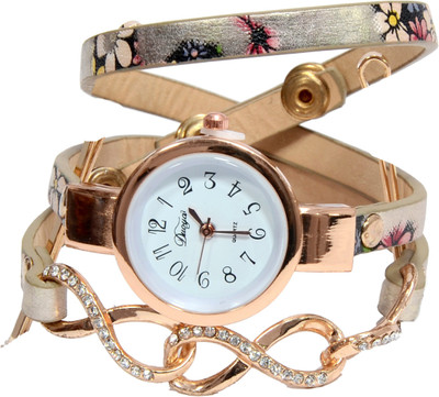 Mansiyaorange O-WATCH23-3LYGRY jewel Bracelet Series Watch - For Girls