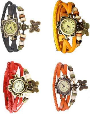 Kissu Vintage Rakhi Combo of 4 Black, Red, Yellow And Orange Watch - For Women
Kissu Vintage Rakhi Combo of 4 Black, Red, Yellow And Orange Watch - For Women