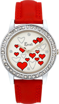 Cavalli CW090 Red Designer Trendy Watch - For Women