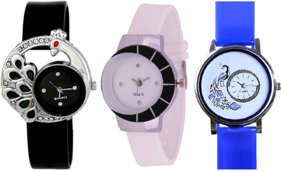 SPINOZA Glory Blue black and white designer peacock latest collaction Watch - For Women
SPINOZA Glory Blue black and white designer peacock latest collaction Watch - For Women