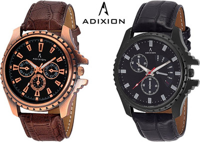 ADIXION 133NL01B1 New Chronograph Pattern Antique Bezel Watch - For Men
