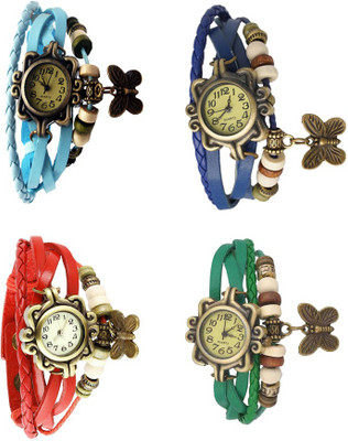 NS18 Vintage Butterfly Rakhi Combo of 4 Sky Blue, Red, Blue And Green Watch - For Women
NS18 Vintage Butterfly Rakhi Combo of 4 Sky Blue, Red, Blue And Green Watch - For Women
