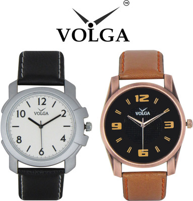 Volga Branded Fancy Look New Latest Awesome Collection Young Boys Qulity Lather Waterproof Designer belt With Best Offers Super12 Watch - For Men