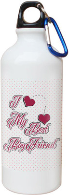 SKY TRENDS Opaque Series 600 ml Water Bottle(Set of 1, White)