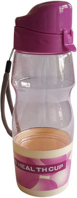 Zannuo TRANSPARENT SERIES 600 ml Water Bottle(Set of 1, Pink)