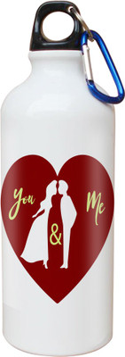SKY TRENDS Opaque Series 600 ml Water Bottle(Set of 1, White)