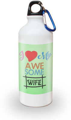 SKY TRENDS White Sipper 600 ml Water Bottle(Set of 1, White)