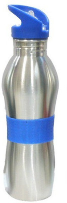 Gift Studio Blue Rubber Grip 750 ml Water Bottle(Set of 1, BLUE)