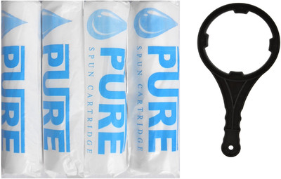 Pure 10” Spun candle 5 Micron 4 pcs with Spanner for water purifier Solid Filter Cartridge(5, Pack of 5)
Pure 10” Spun candle 5 Micron 4 pcs with Spanner for water purifier Solid Filter Cartridge(5, Pack of 5)