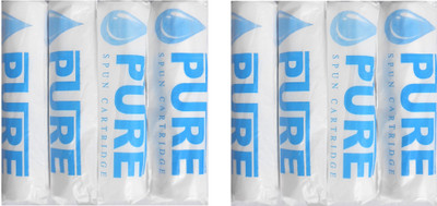 Pure 10” Spun candle 5 Micron 8 pcs for water purifier Solid Filter Cartridge(5, Pack of 8)
Pure 10” Spun candle 5 Micron 8 pcs for water purifier Solid Filter Cartridge(5, Pack of 8)