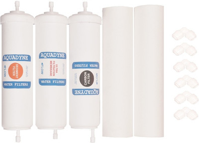AQUADYN UF Membrane + 1 Activated Carbon +1 Sediment Filter+2 PP Spun -all Quickfit type for self service of UV Water Purifiers Solid Filter Cartridge(Absolute 0.2 microns, Pack of 5)
AQUADYN UF Membrane + 1 Activated Carbon +1 Sediment Filter+2 PP Spun -all Quickfit type for self service of UV Water Purifiers Solid Filter Cartridge(Absolute 0.2 microns, Pack of 5)