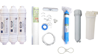 Duster 1 Year RO service Kit with Inline set, Hi-tech 80 GPD membrane, Bowl, Housing (MH), Spun and Other Accessories Solid Filter Cartridge(0.001, Pack of 12)
Duster 1 Year RO service Kit with Inline set, Hi-tech 80 GPD membrane, Bowl, Housing (MH), Spun and Other Accessories Solid Filter Cartridge(0.001, Pack of 12)