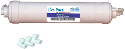 Live Pure Mineral RO Live Pure 80GPD Membrane Sealed/Welded housing ,Plug & Play types, No separate Casing Required Solid Filter Cartridge(0.2, Pack of 1)
Live Pure Mineral RO Live Pure 80GPD Membrane Sealed/Welded housing ,Plug & Play types, No separate Casing Required Solid Filter Cartridge(0.2, Pack of 1)