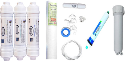 Duster 1 Year RO service Kit with Inline set, Pentair 75 GPD membrane, Housing (MH), Spun and Other Accessories Solid Filter Cartridge(0.001, Pack of 10)
Duster 1 Year RO service Kit with Inline set, Pentair 75 GPD membrane, Housing (MH), Spun and Other Accessories Solid Filter Cartridge(0.001, Pack of 10)