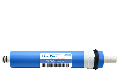 LIVE PURE MINERAL RO LivePure RO Membrane 80GPD Solid Filter Cartridge(0.002, Pack of 1)
LIVE PURE MINERAL RO LivePure RO Membrane 80GPD Solid Filter Cartridge(0.002, Pack of 1)