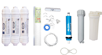 Duster 1 Year RO service Kit with Inline set, C-TOP 80 GPD membrane, Bowl, Housing (MH), Spun and Other Accessories Solid Filter Cartridge(0.001, Pack of 12)
Duster 1 Year RO service Kit with Inline set, C-TOP 80 GPD membrane, Bowl, Housing (MH), Spun and Other Accessories Solid Filter Cartridge(0.001, Pack of 12)