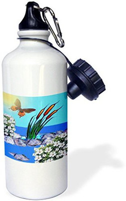 3dRose 621 ml Water Purifier Bottle(White)