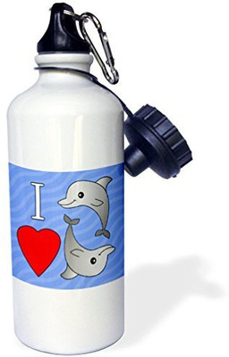 3dRose 621 ml Water Purifier Bottle(White)