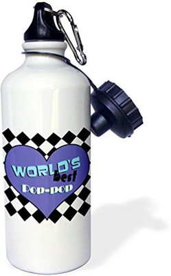 3dRose 621 ml Water Purifier Bottle(White)