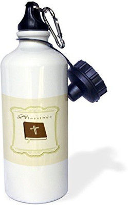 3dRose 621 ml Water Purifier Bottle(White)