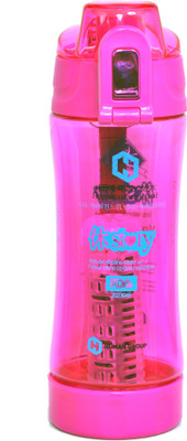 Waterholic 500 ml Water Purifier Bottle(Pink, Clear)