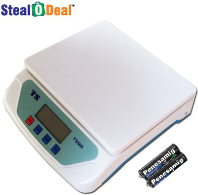 Stealodeal Ts-500v White Electronic Digital 24kg With Inbuilt Batteries Weighing Scale(White)
Stealodeal Ts-500v White Electronic Digital 24kg With Inbuilt Batteries Weighing Scale(White)